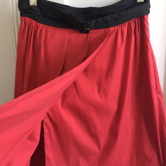 PRADA red and black skirt - Picture 6 of 6